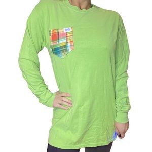Fraternity Collection Long Sleeve Pocket Tee NWOT